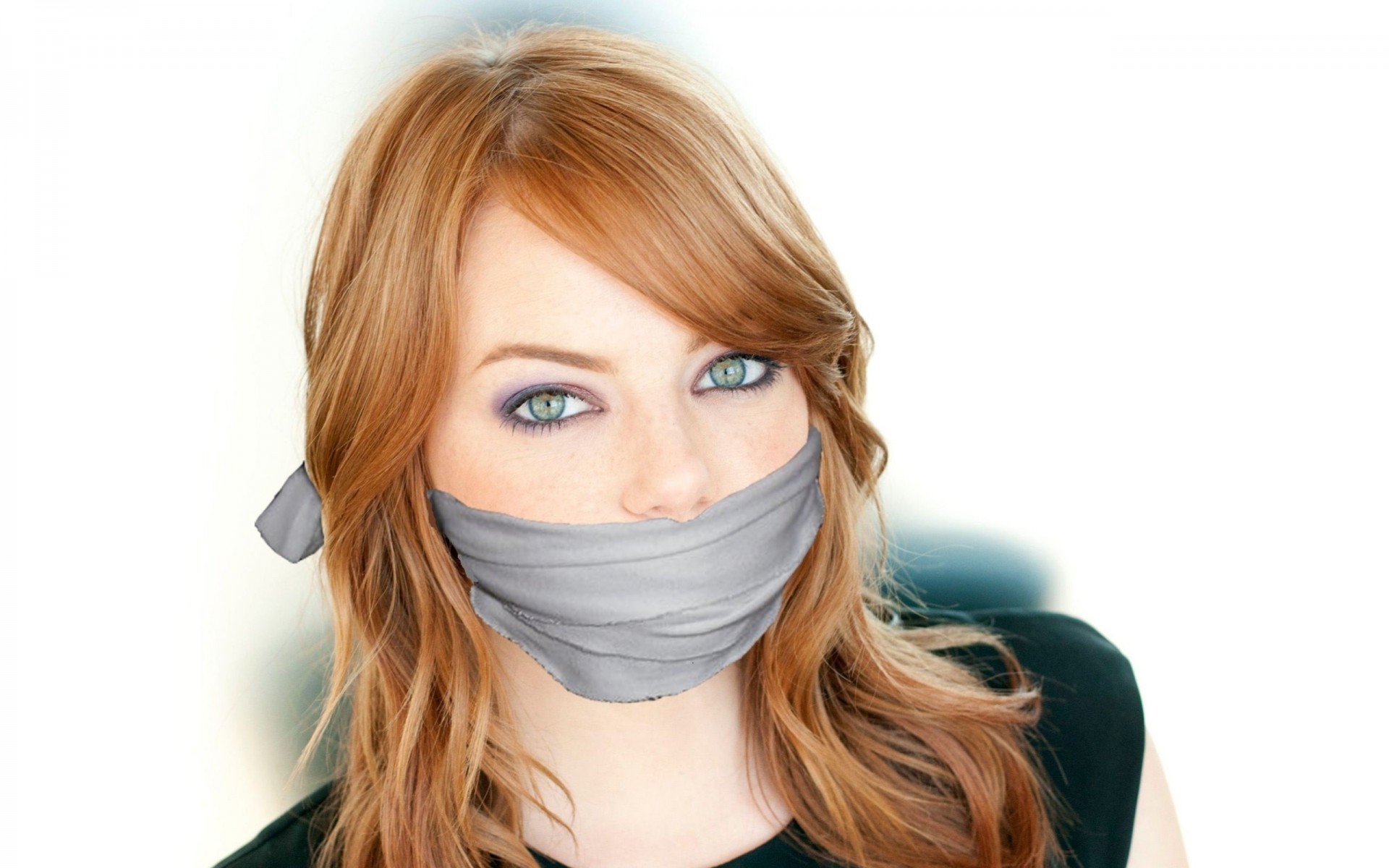 prominente gesicht verband emma stone