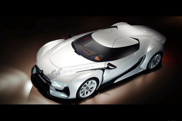 The white citroen gt supercar is original