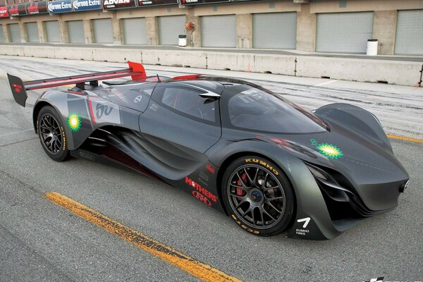 Mazda Furay sports car at the start