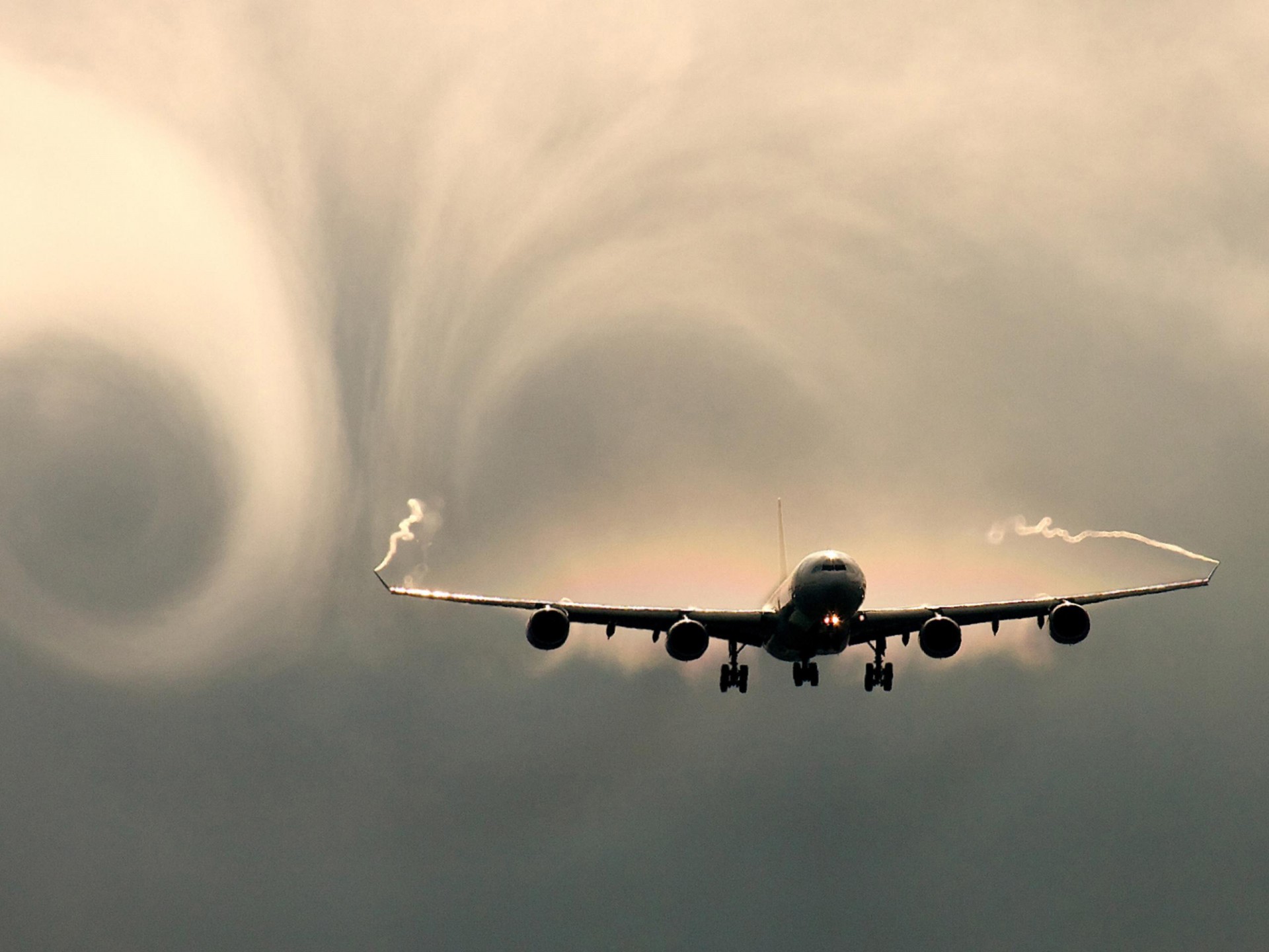 aereo sentiero cielo