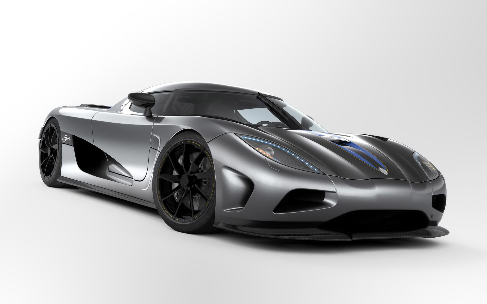 koenigsegg agera auto sportiva grigio