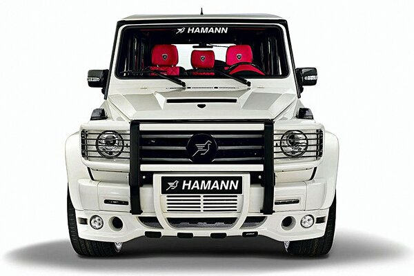 Bianco mercedes-benz amg Hamann tuning