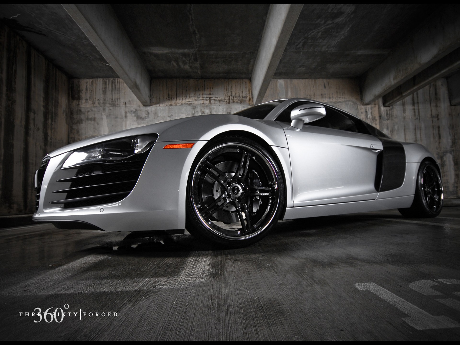 audi r8 argento sport