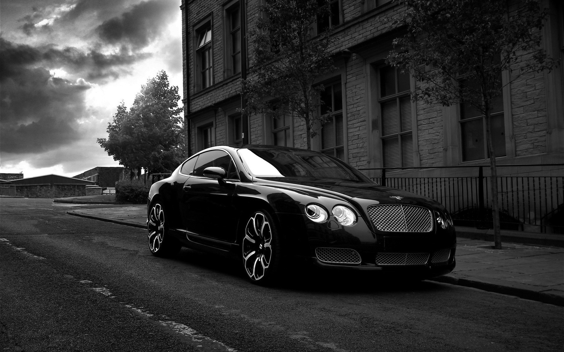 project kahn bentley gts black edition черный серый белый