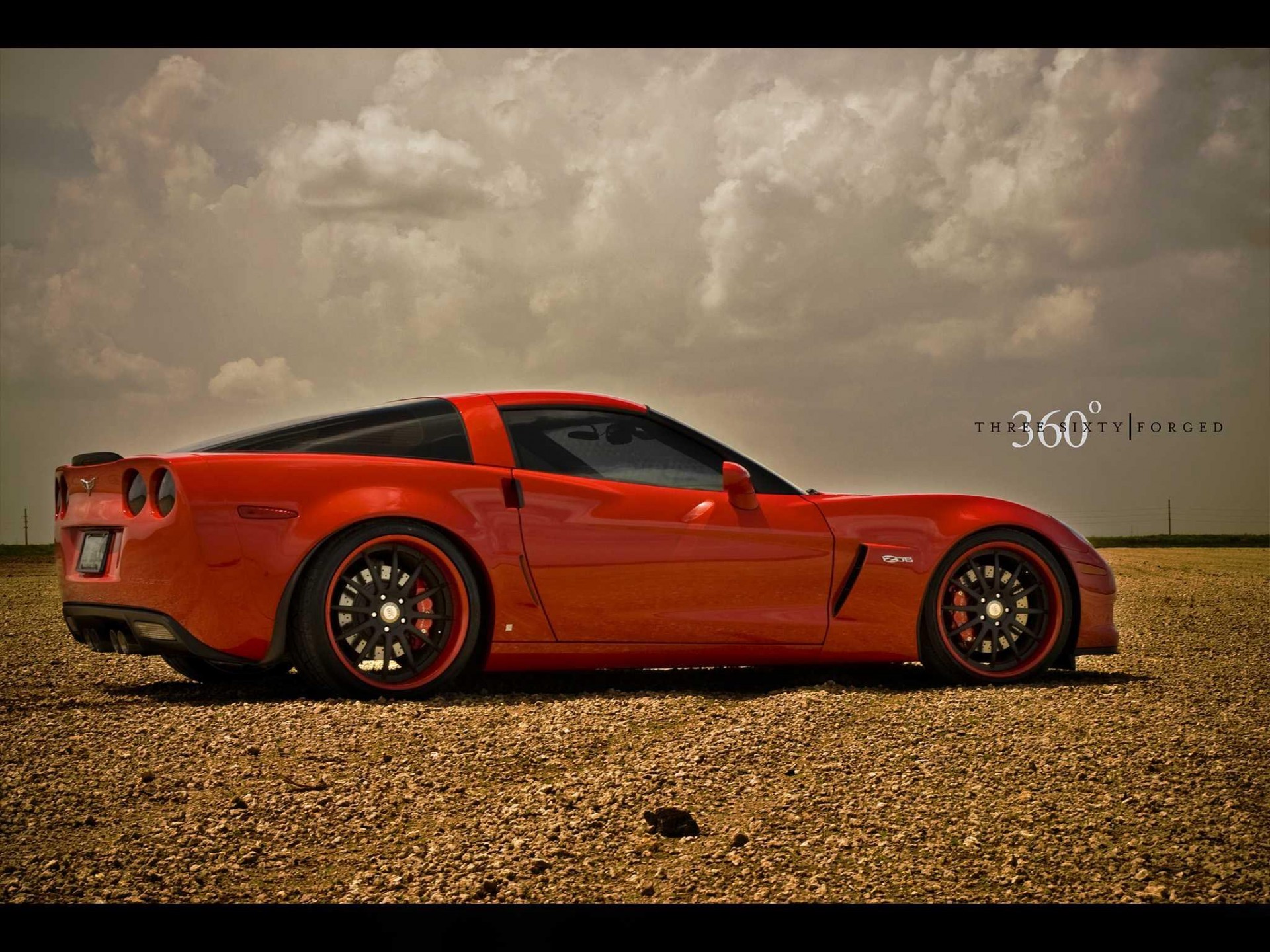 chevrolet corvette rosso
