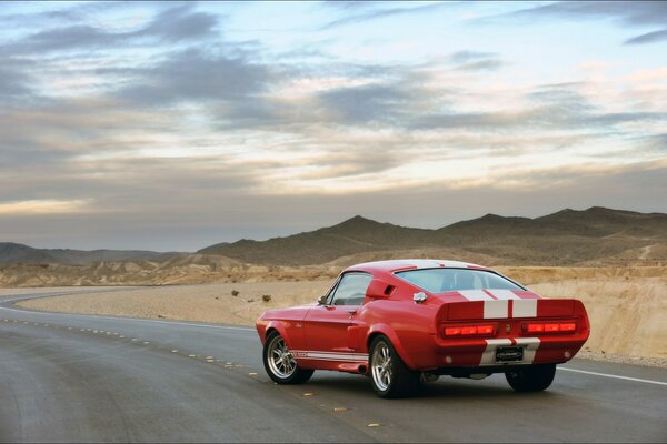 Classic car shelby JT 500 siar rear