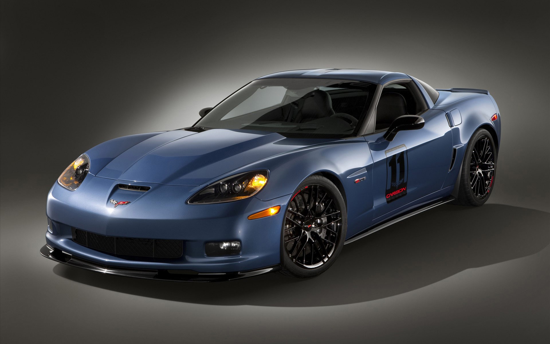 corvette z06 sarbon bleu