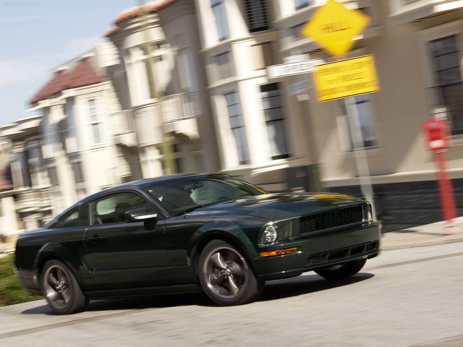 mustang bullitt zielony