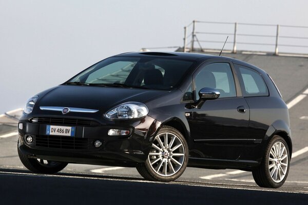 Fiat black car