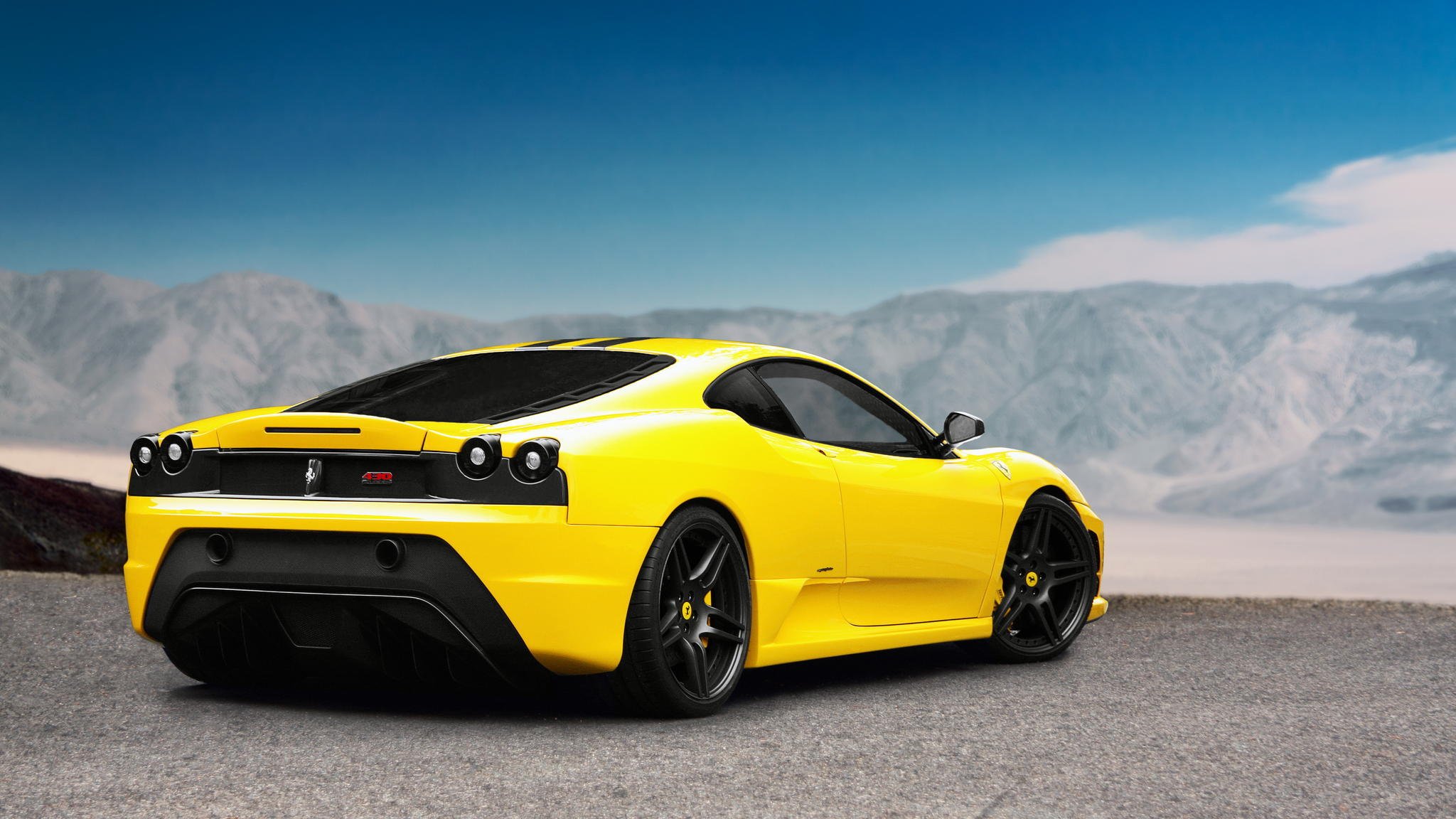 ferrari f430 scuderia tuning amarillo ferrari