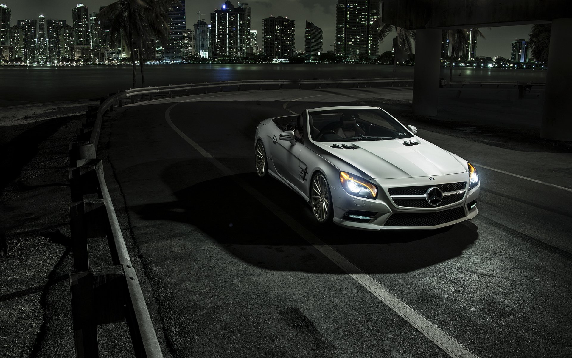 mercedes sl550 auto nacht roadster autotuning