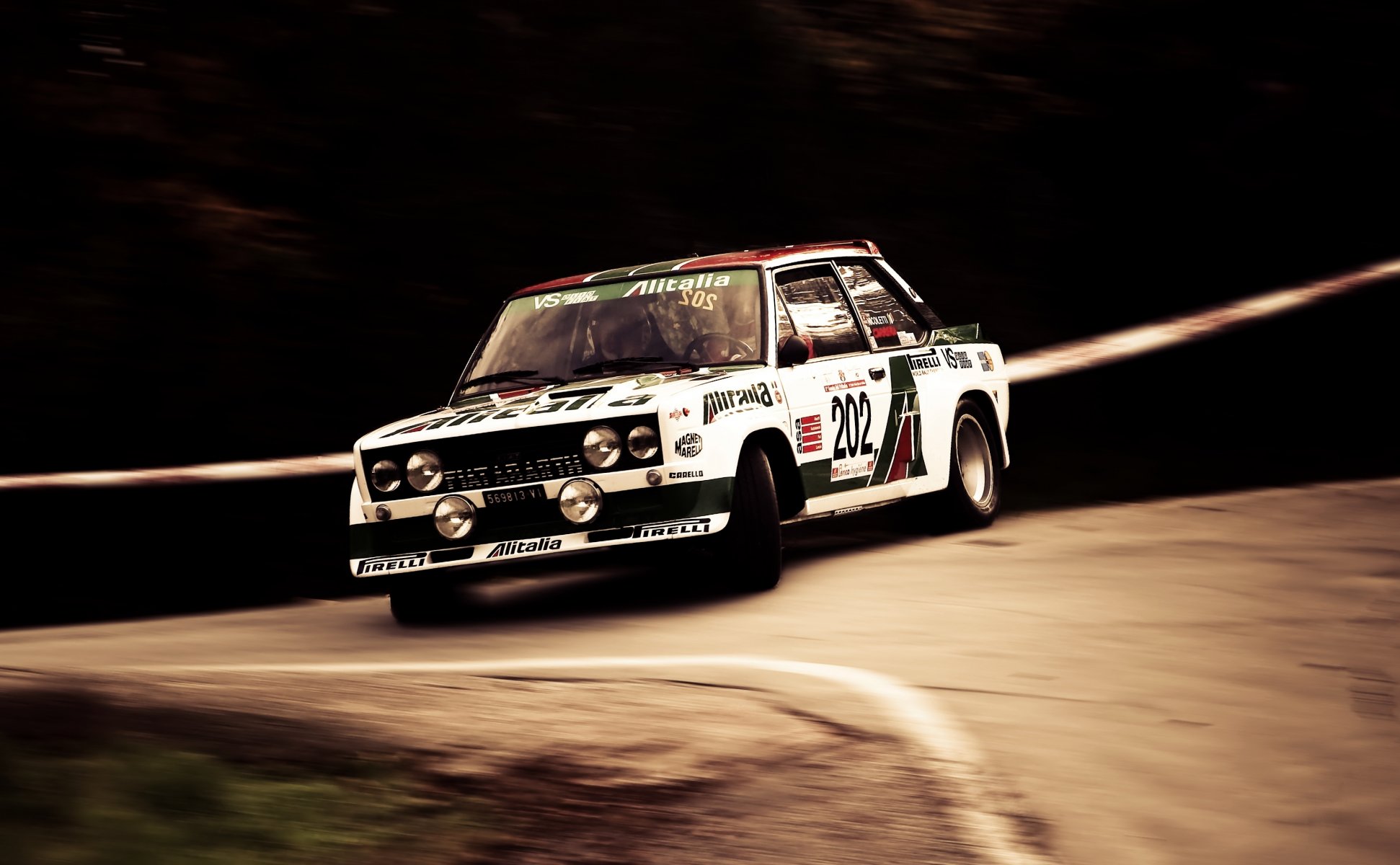 fiat abarth 131 röhrl wrc rally rally pirelli giro