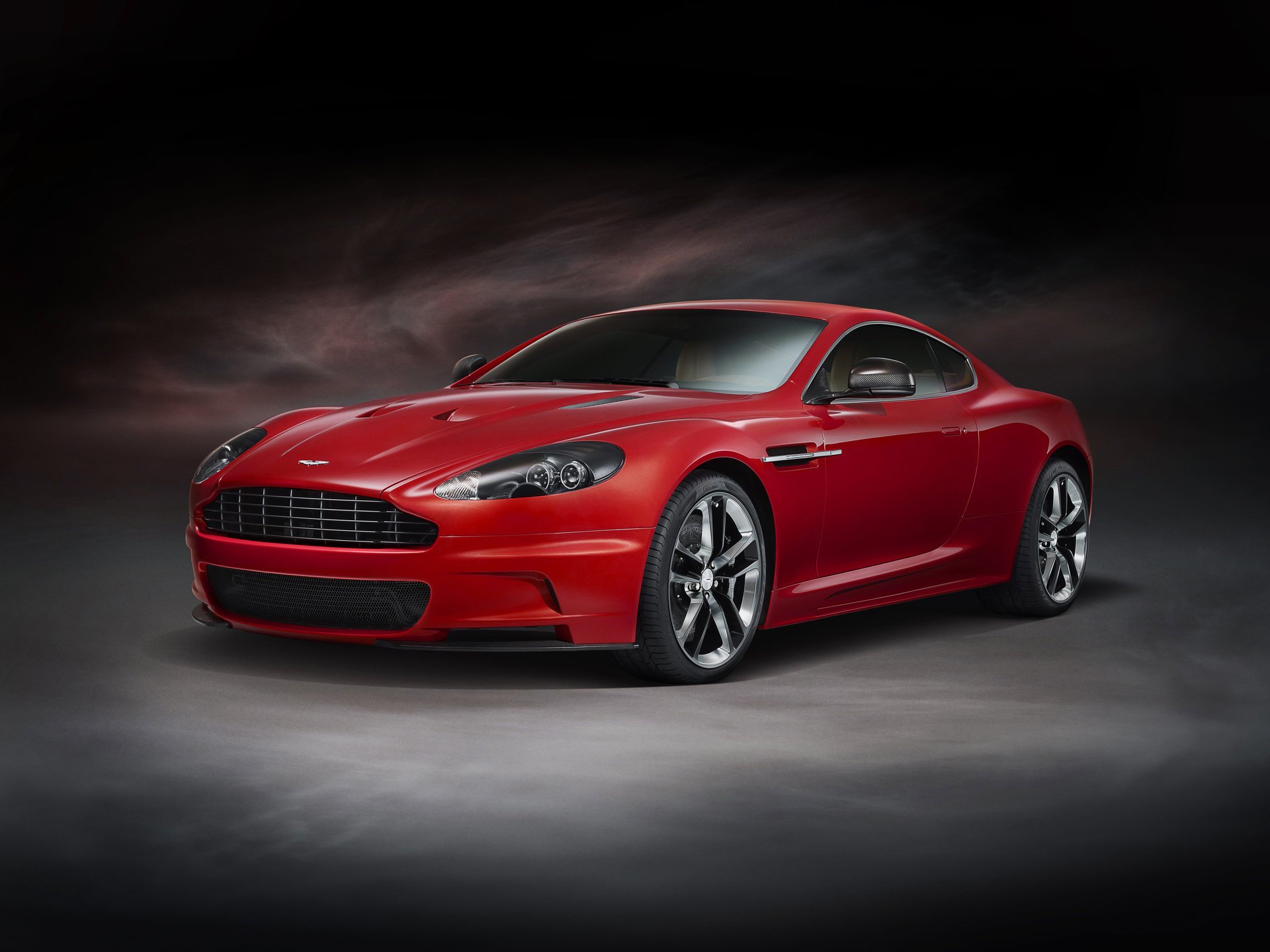 aston martin vanquish dbs rosso