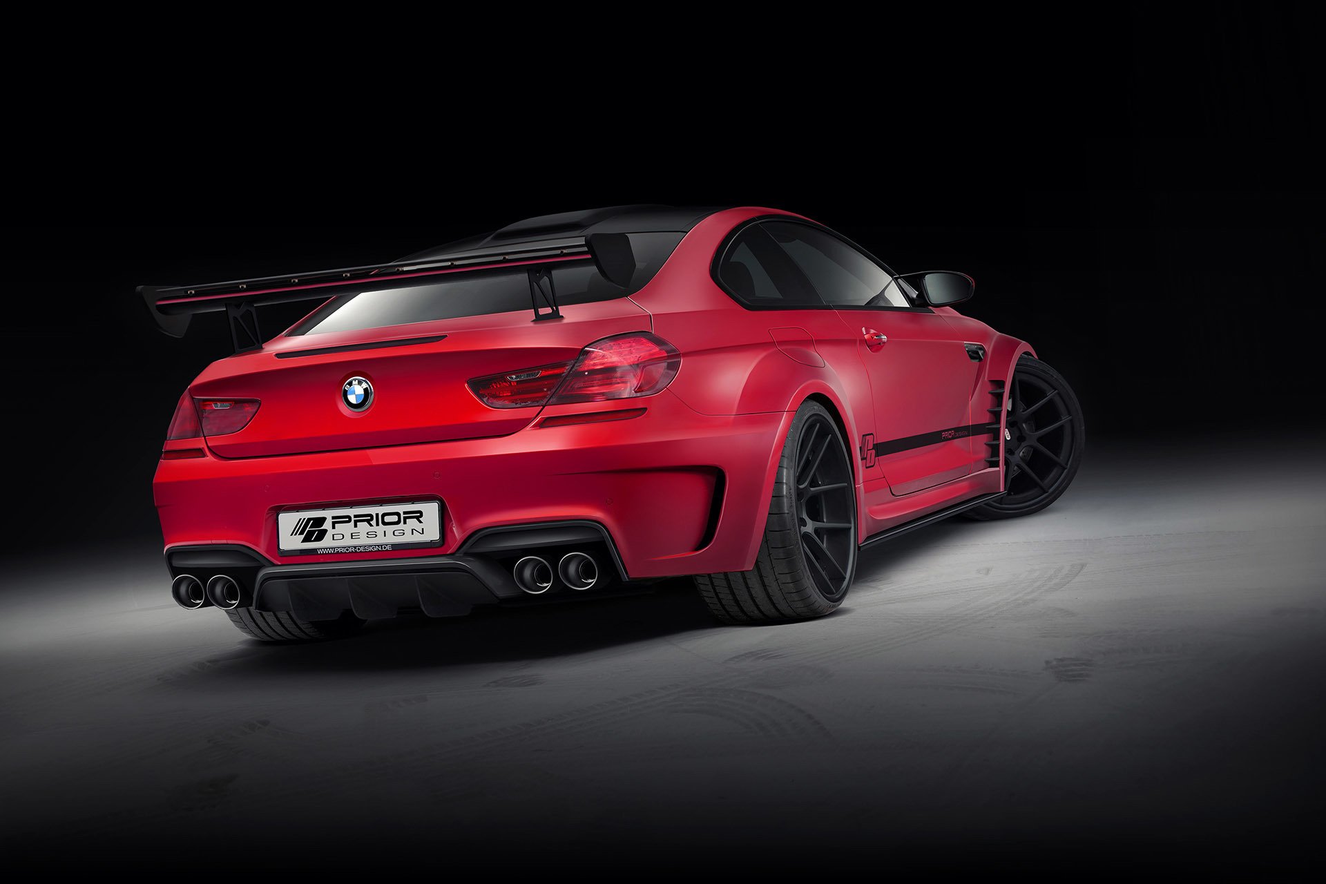 bmw m6 diseño anterior coupé tuning rojo