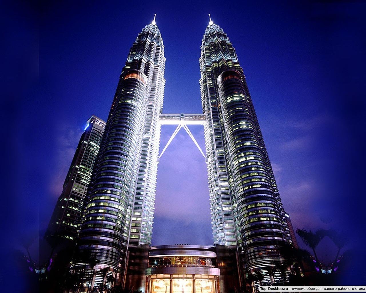 neboskreby panorama malaysia lights night the city tower the sky the night sky the lights of the city. view blue sky bottom view flats building architecture