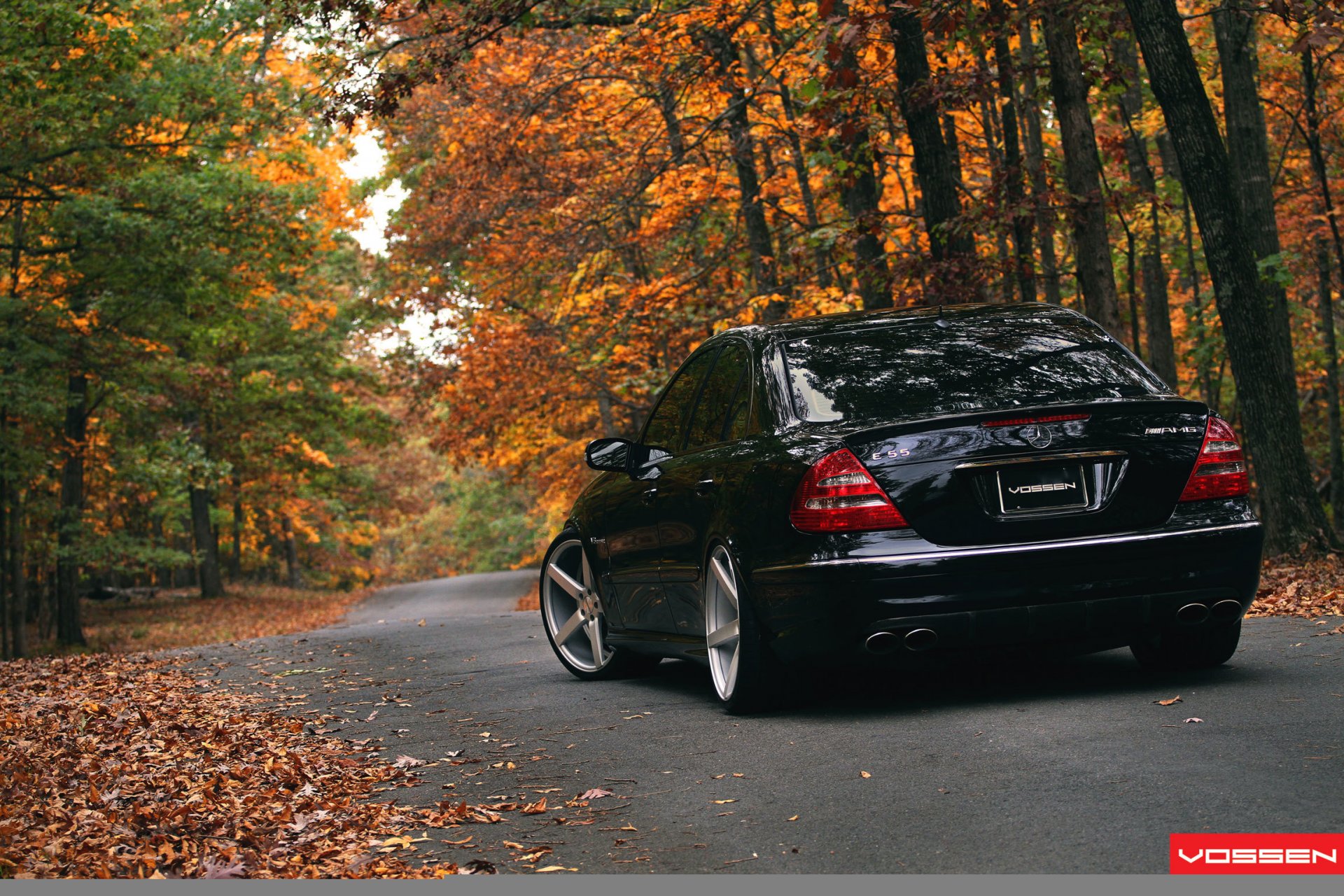 mercedes benz amg classe e w211 vossen noir