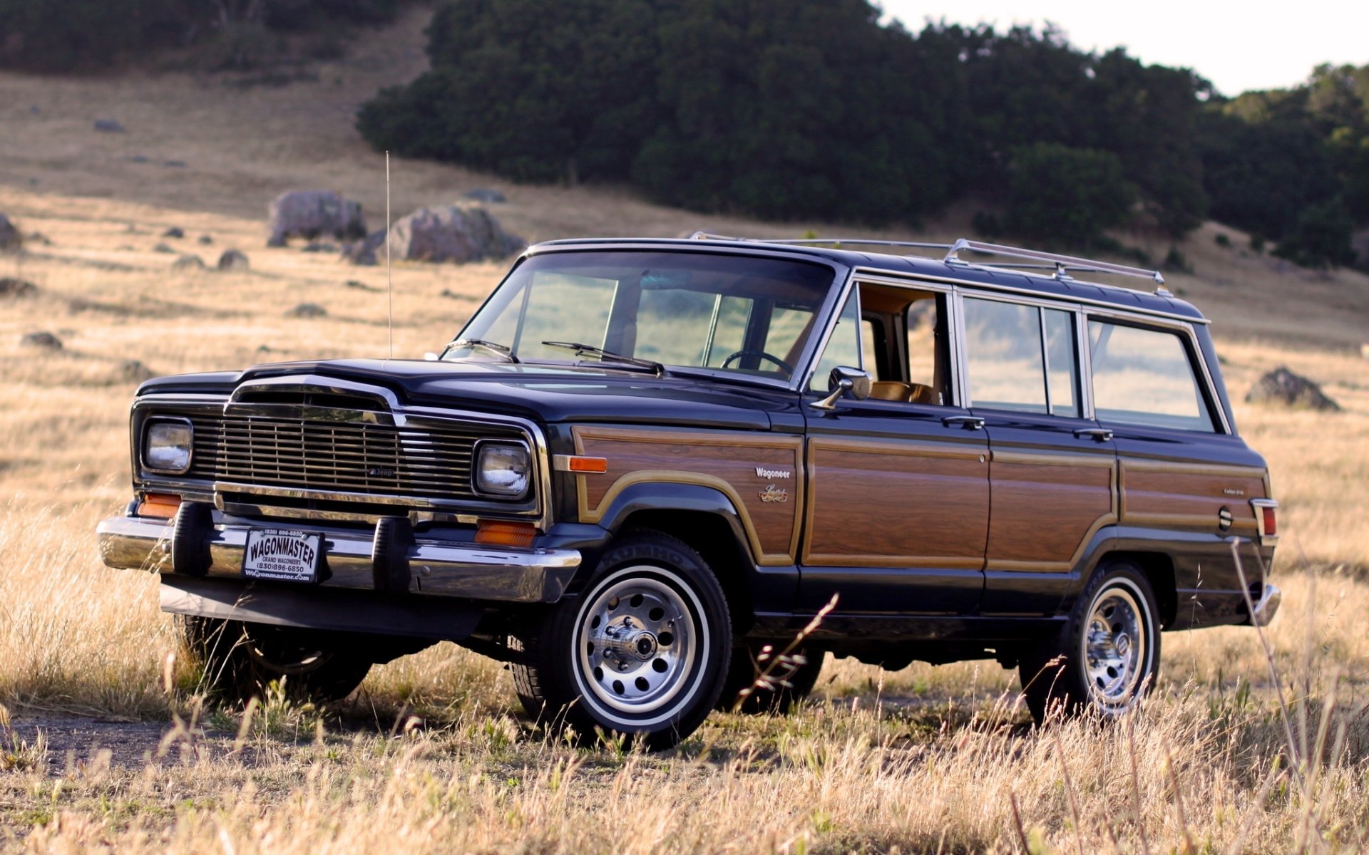 jeep wagoneer limited 1982 wagoner suv przód tło