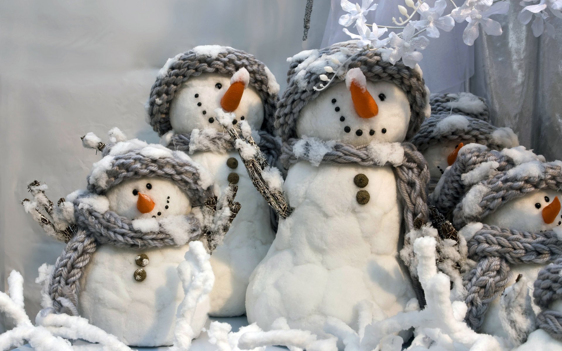 new year winter holiday snowmen