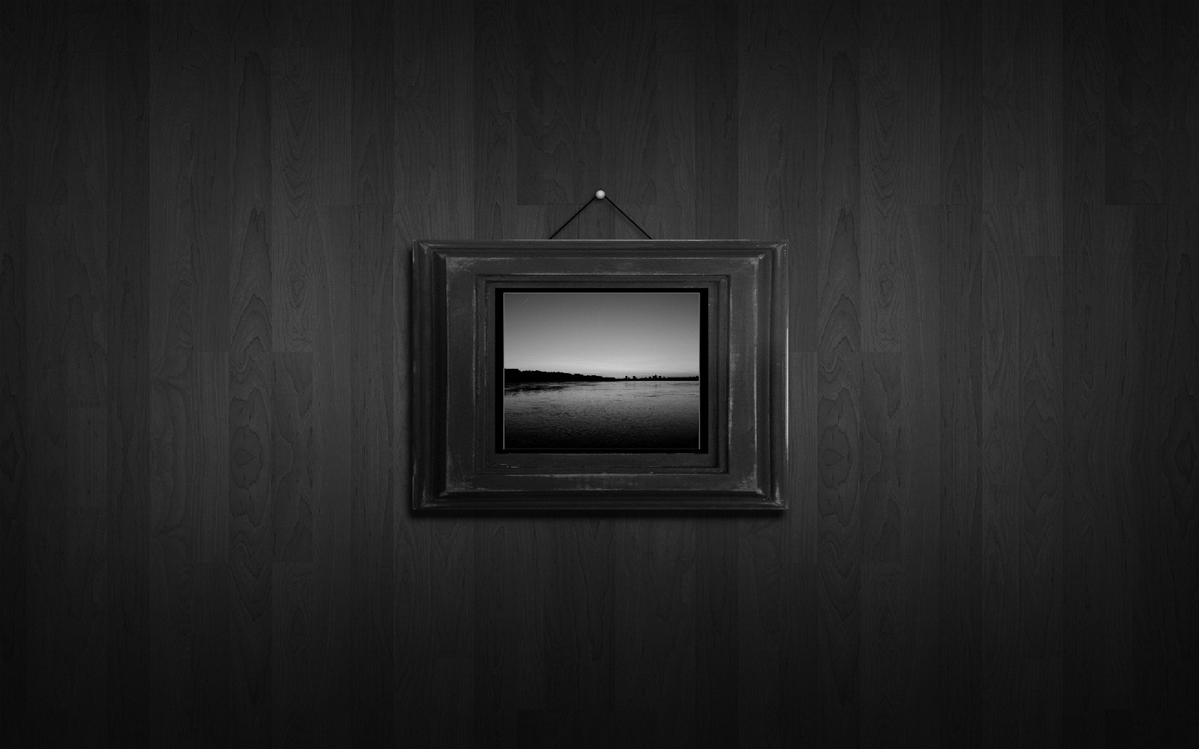 peinture mur noir et blanc