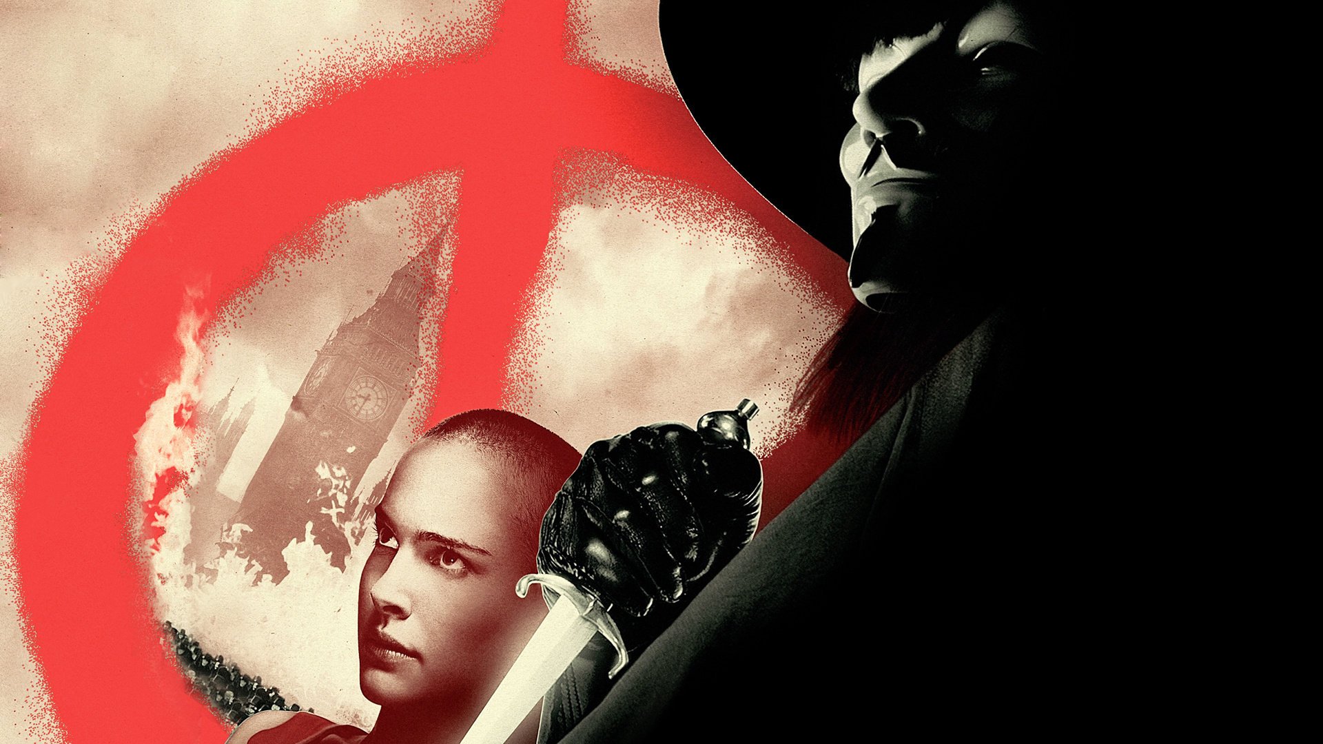 v para vendetta negro v guy fawkes revolucionario máscara películas rojo