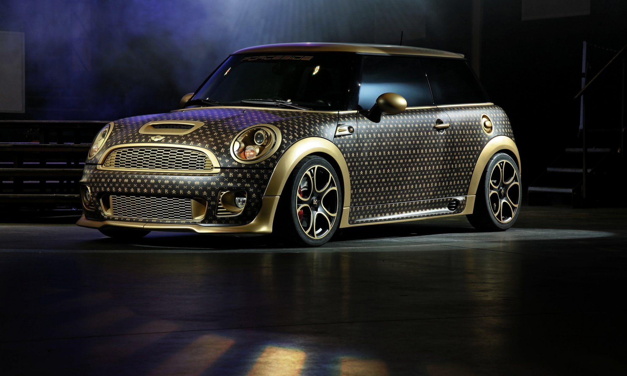 mini cooper mini john cooper works хэтчбек винил тюнинг дым