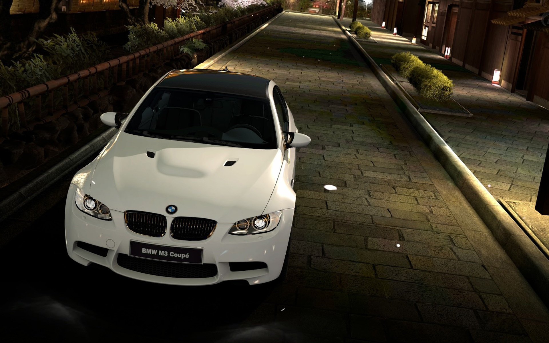 bmw m3 e92 bmw sportkupe samochód sportowy biały gran turismo 5