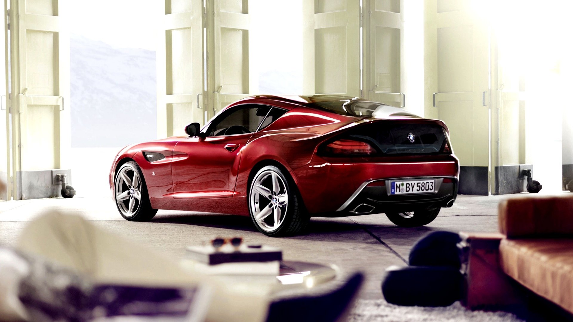 samochód tapety bmw z4 zagato 2012 garaż tapety bmw z4 zagato czerwony samochód