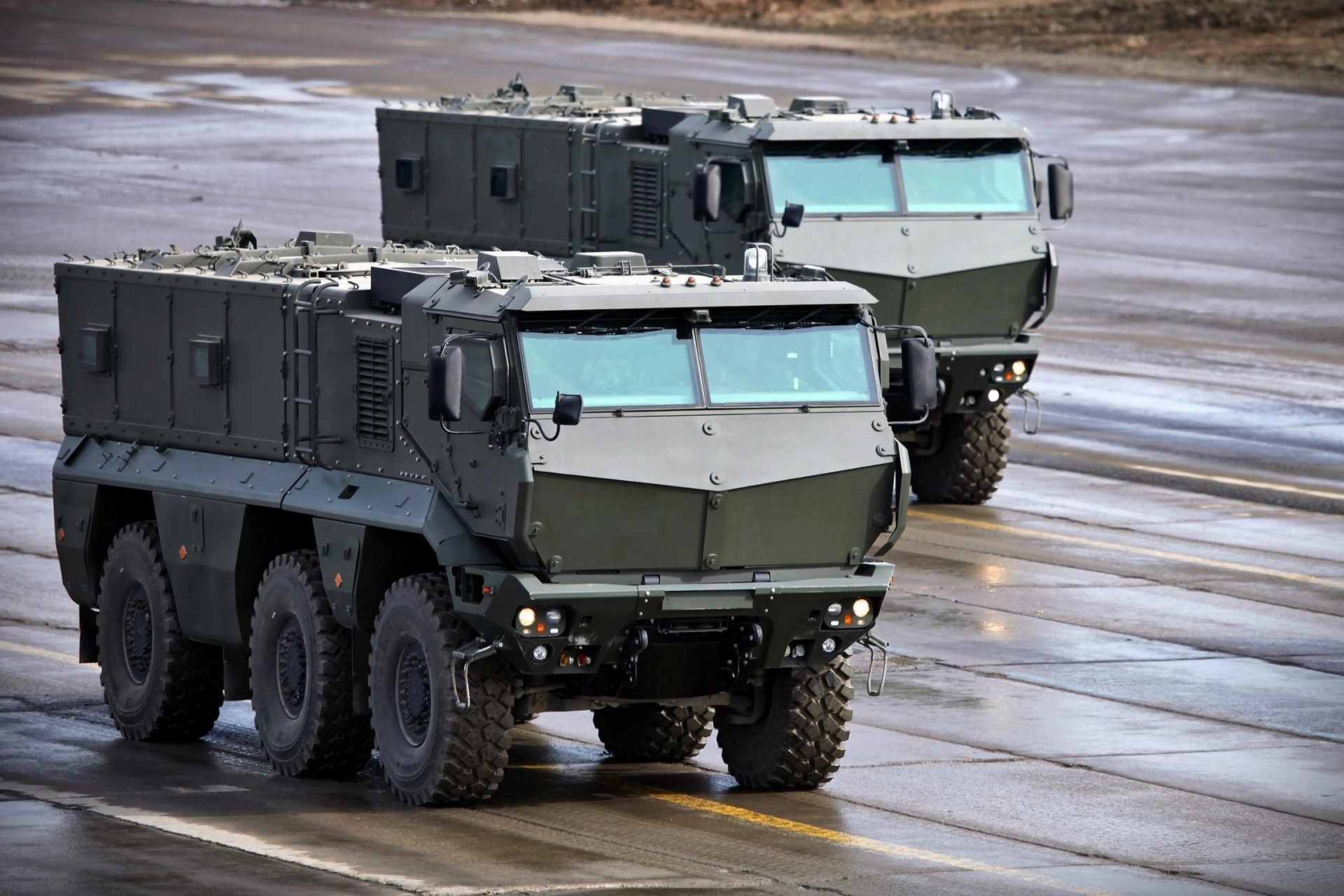 kamaz-63968 typhoon k kamaz mrap armored car alabino dress rehearsal victory parade may 9