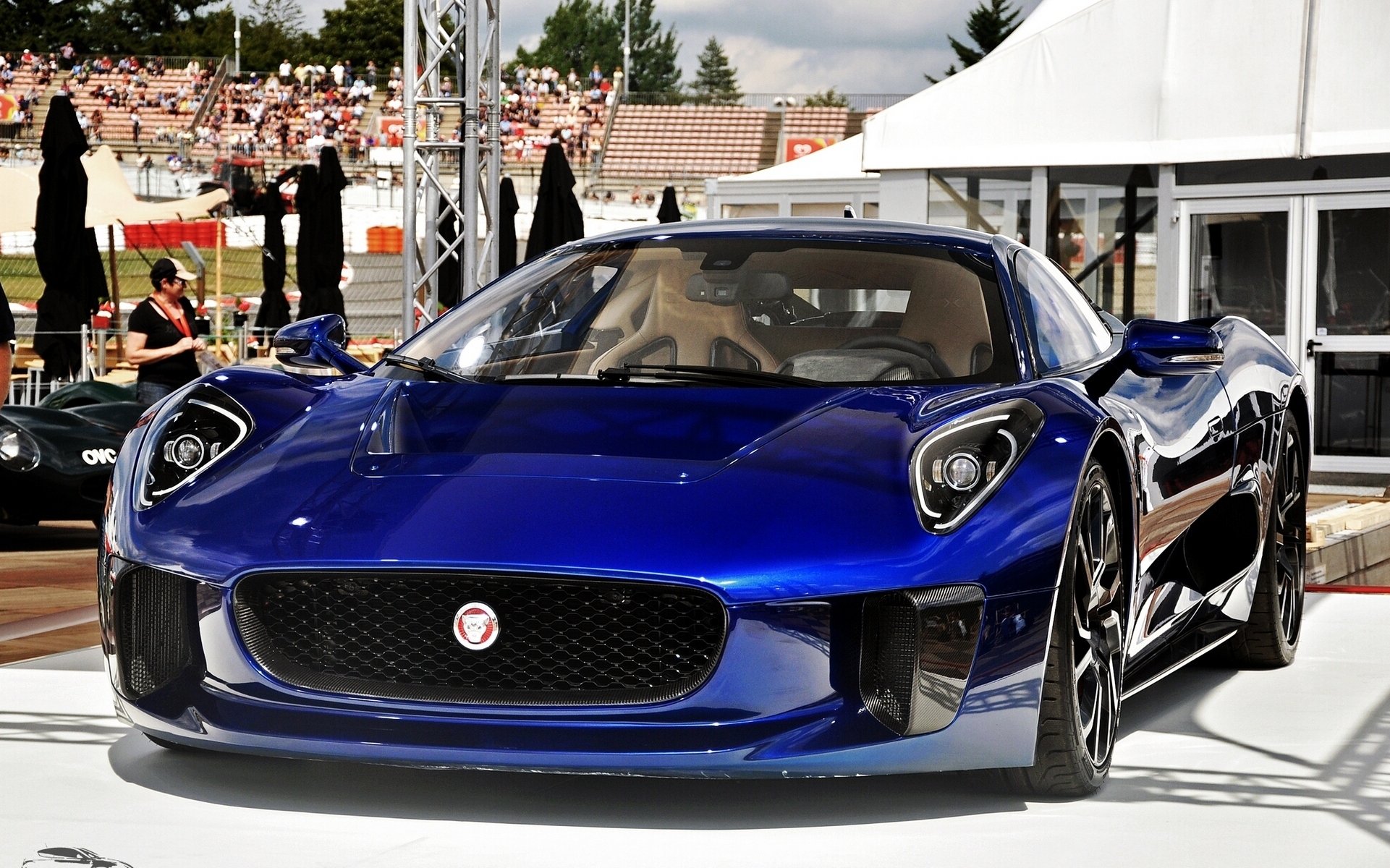 jaguar c-x75 concept jaguar c-x75 концепция синий