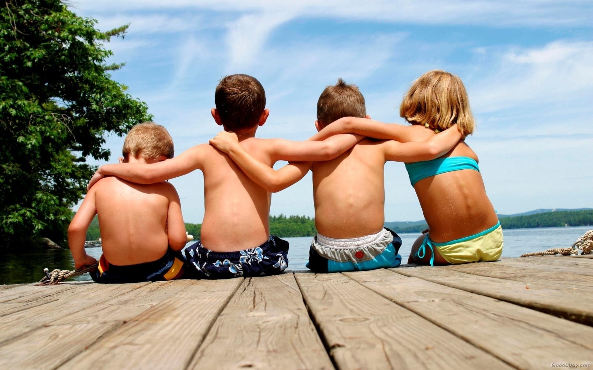 amis fille enfants garçons