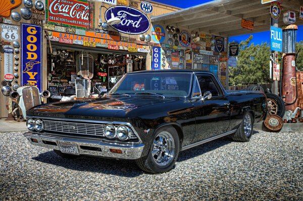 Chevrolet, el camino coches clásicos muscle Car