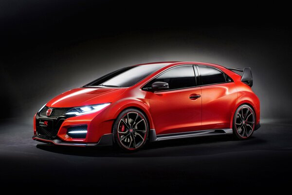 Concept de voiture Honda civic type r 2014