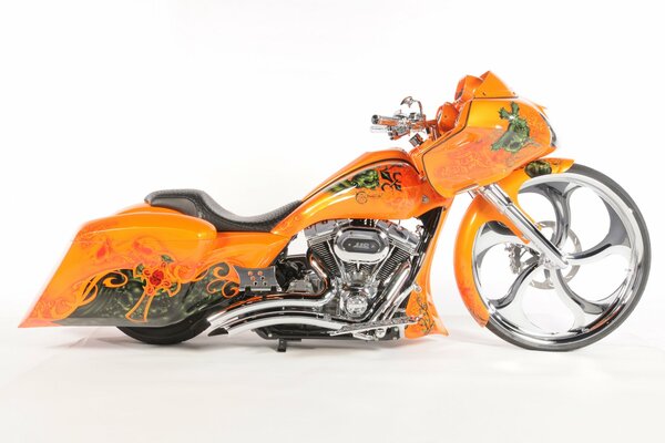 Sportklasse Design Motorrad, Airbrush