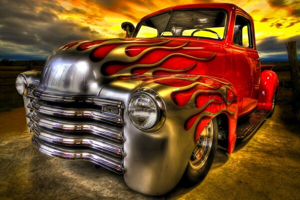 Hot road Oldtimer hotrod