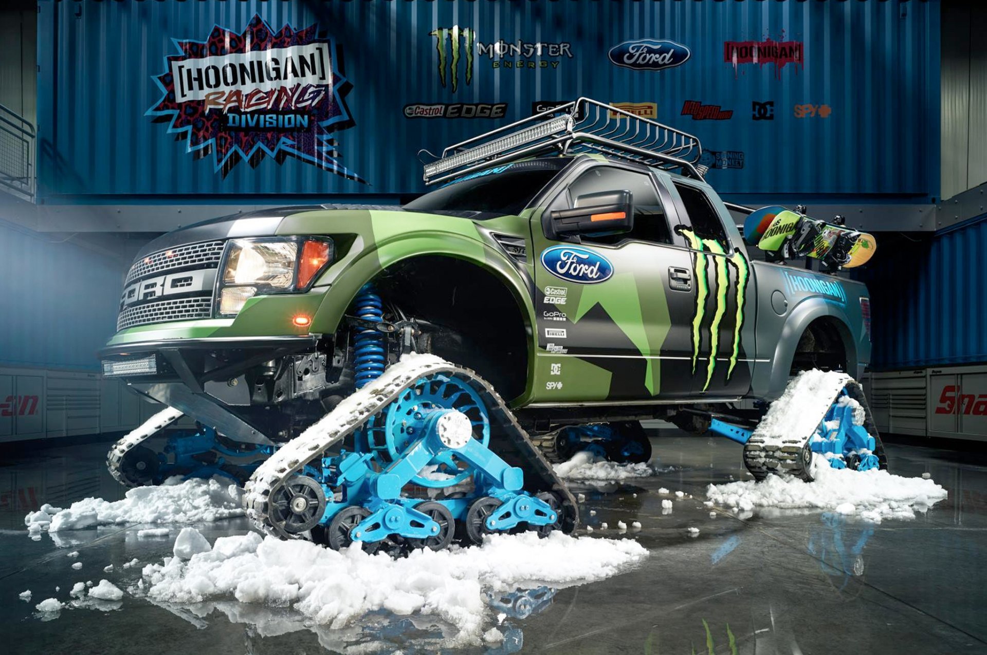 ford f-150 raptortrax 2014 ken block hoonigan deportes división monster energy