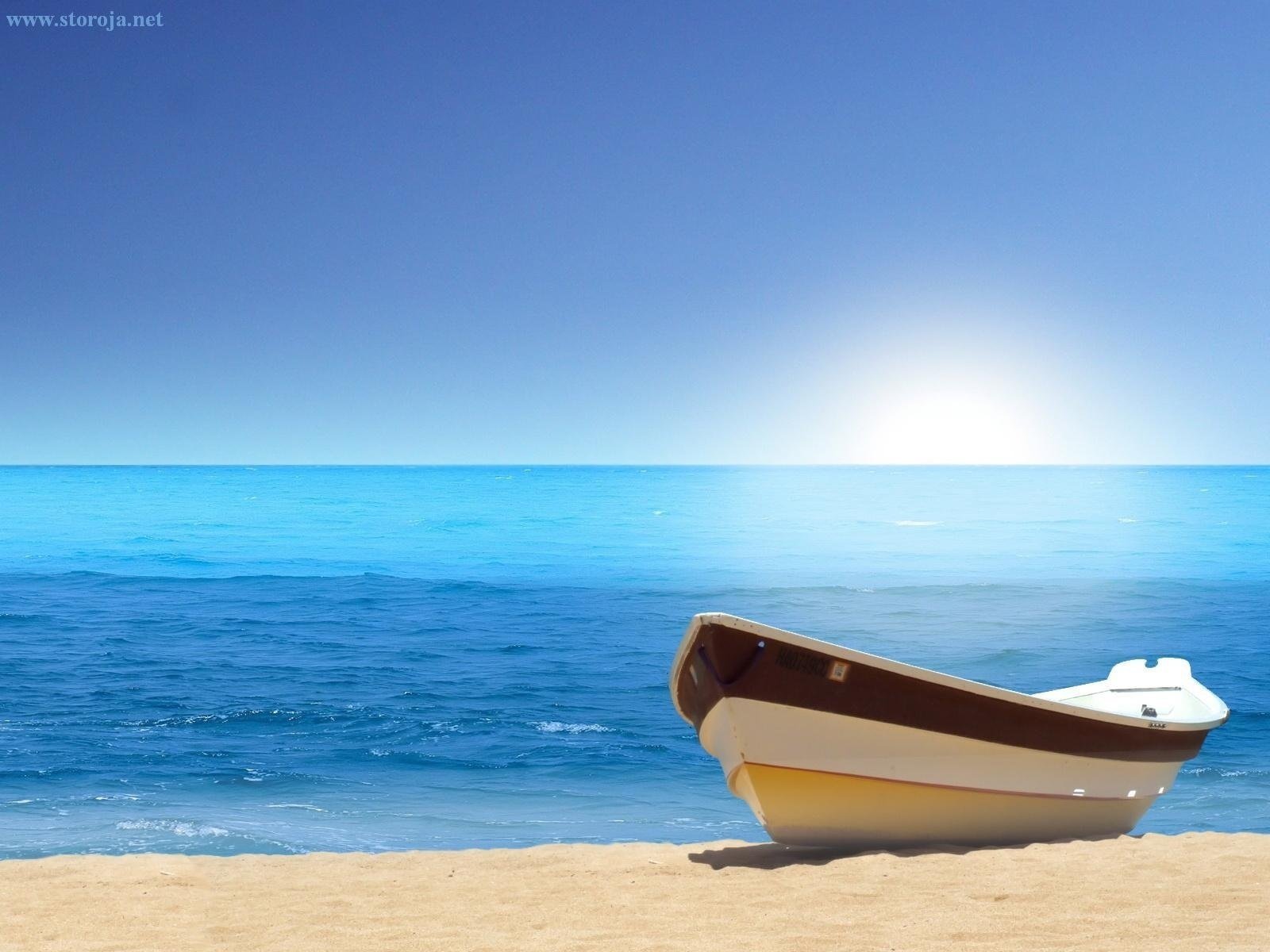 boot meer himmel sonne