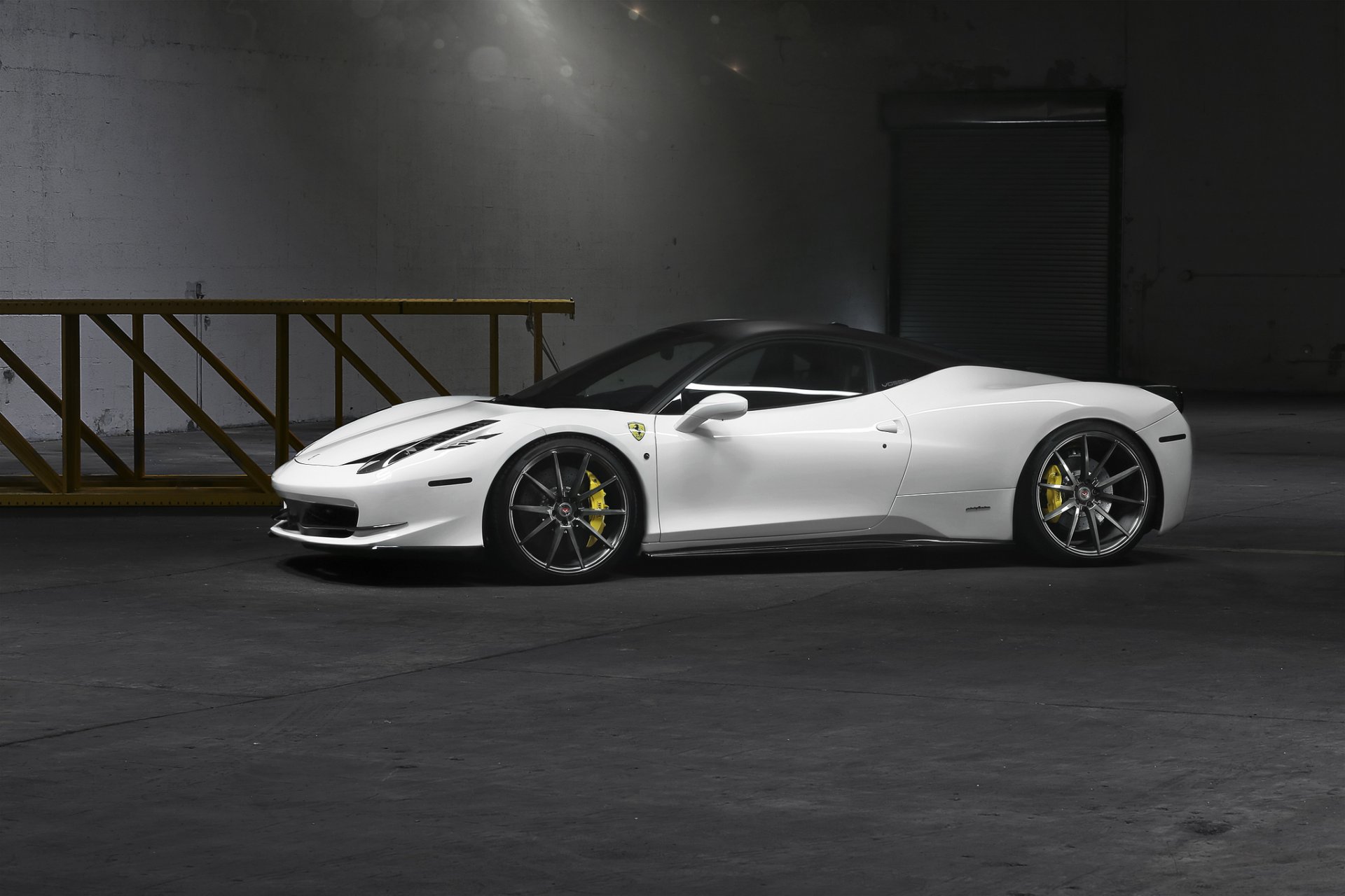 ferrari italia blanc supercar ferrari