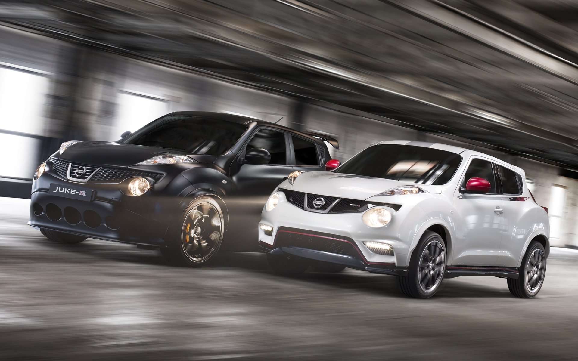 nissan juke-r nissan juke crossover blanco frente velocidad
