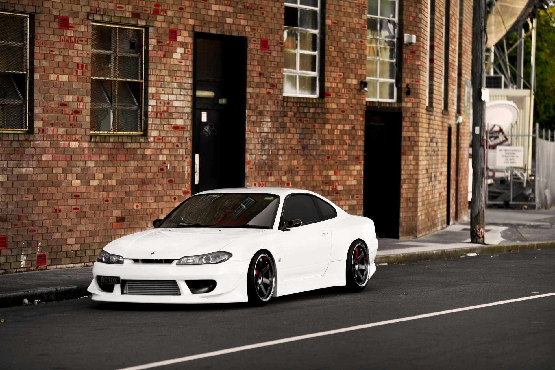 nissan silvia s15 lupo bianco anteriore