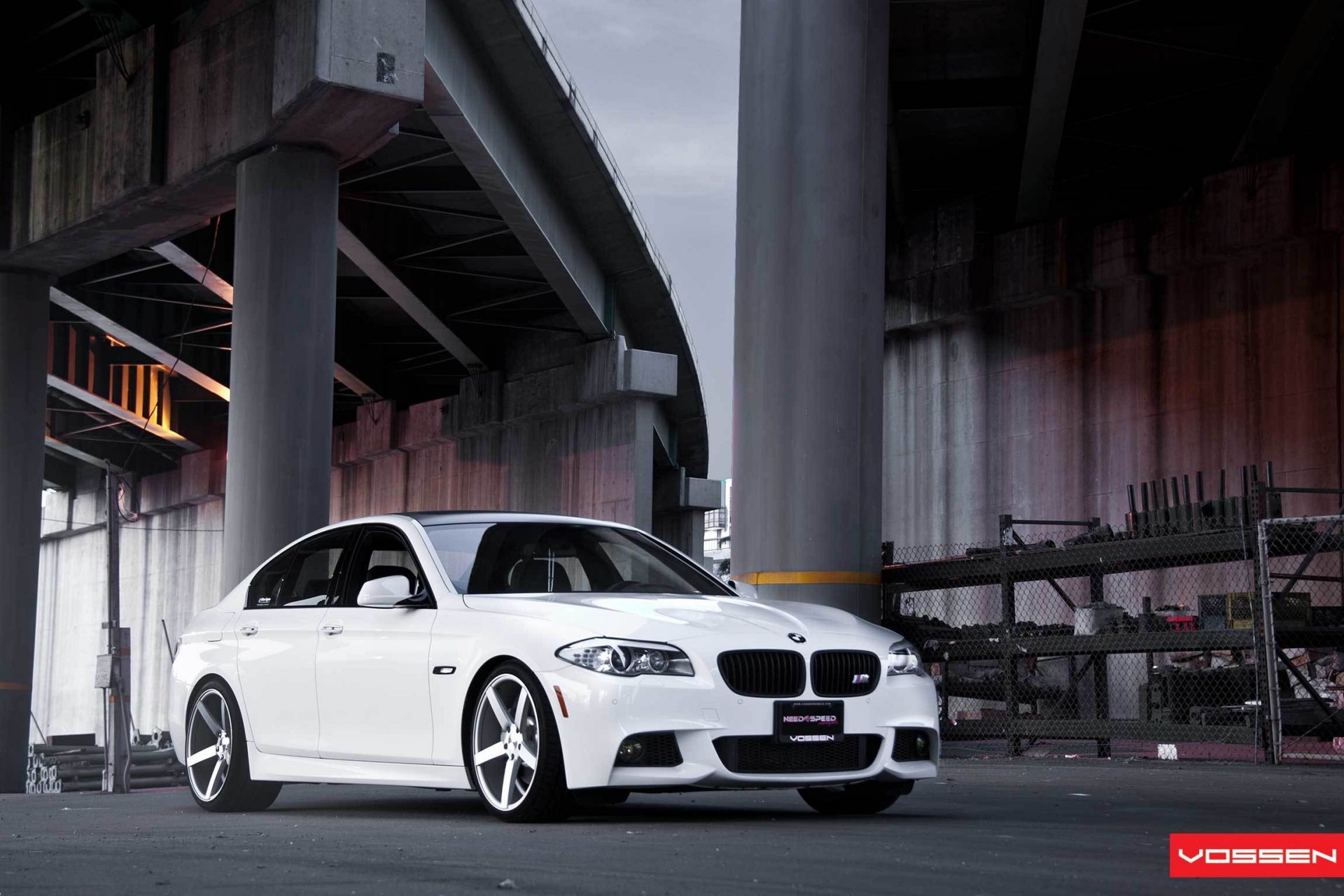 bmw f10 5 серия тюнинг белый воссен