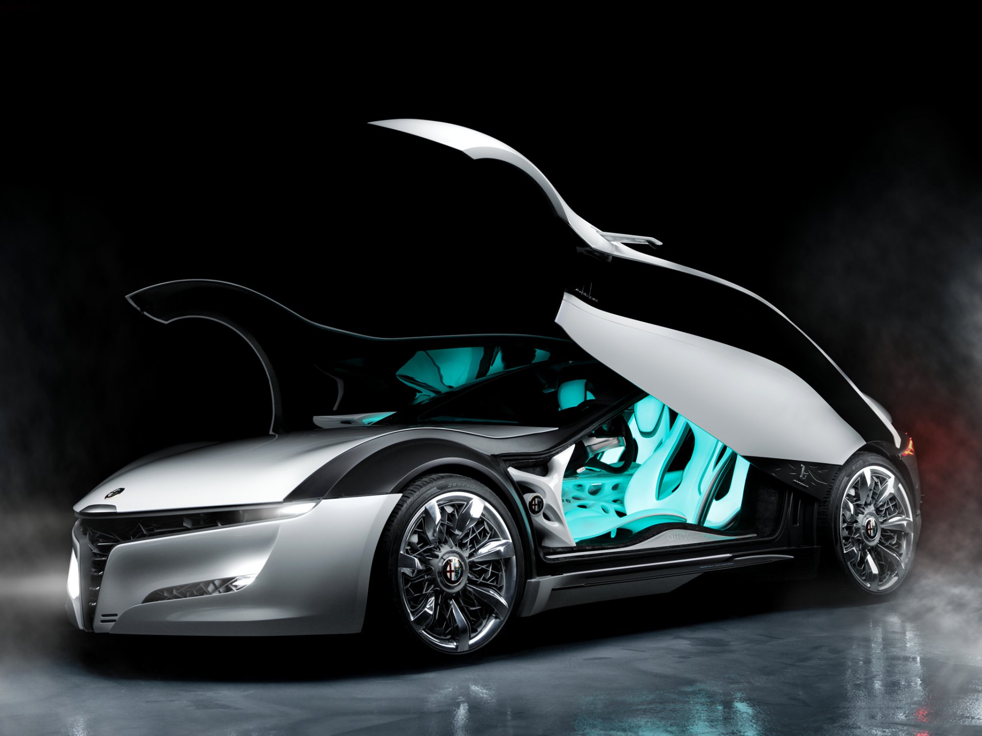 alfa romeo pandion concept car portes vue latérale