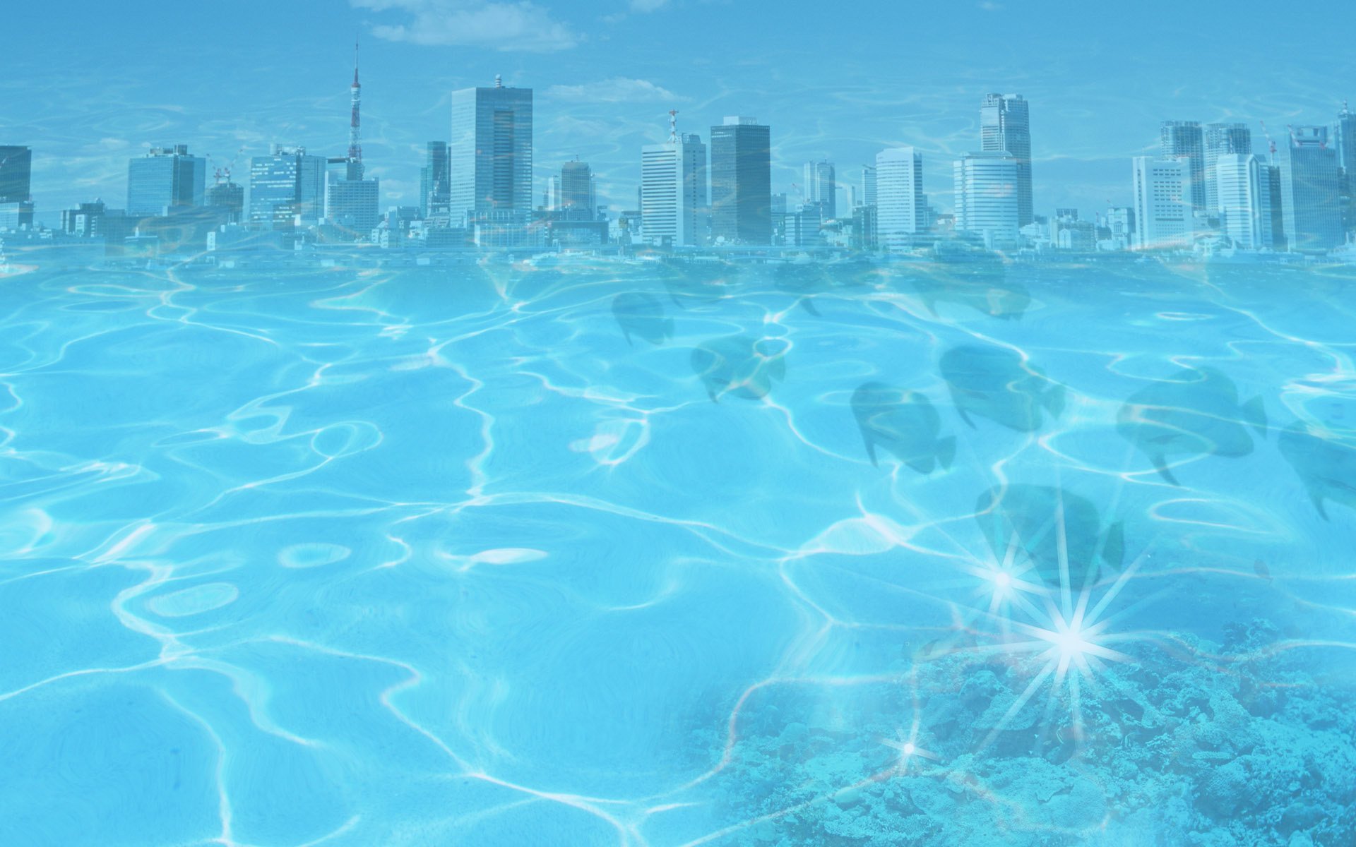 otragenie the city water fish creative