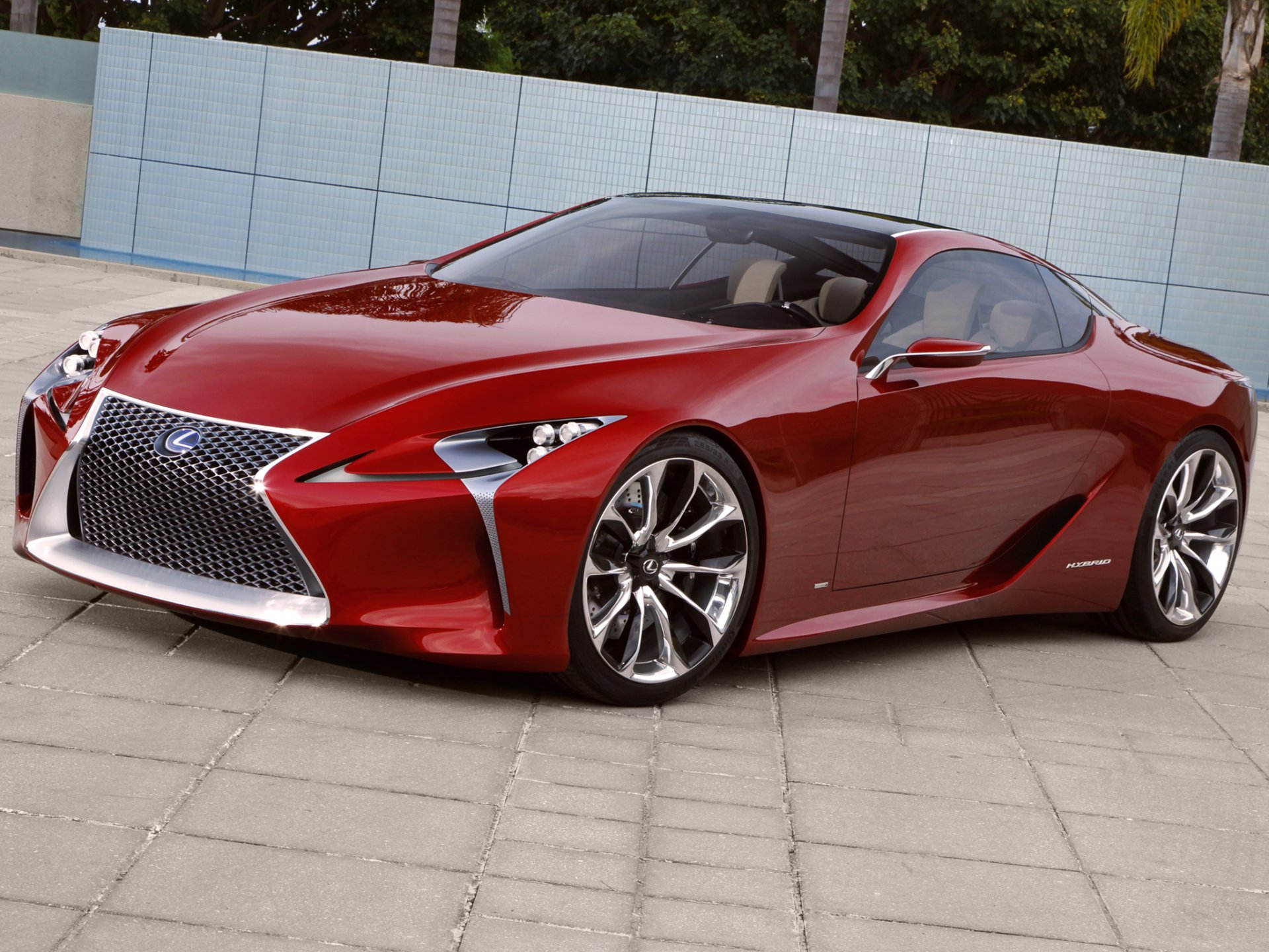 lexus lf-lc konzept konzept rot lexus
