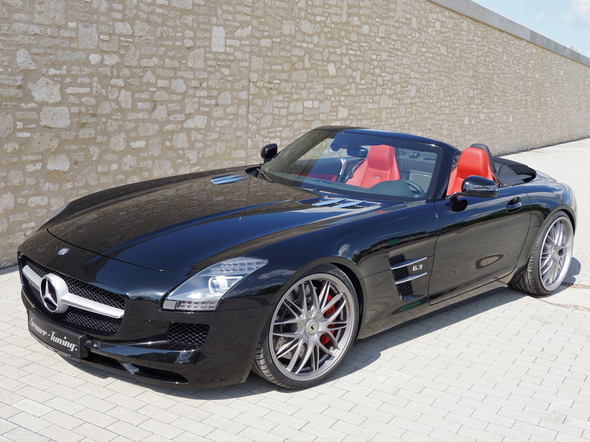 enner tuning mercedes-benz sls amg roadster samochód przód