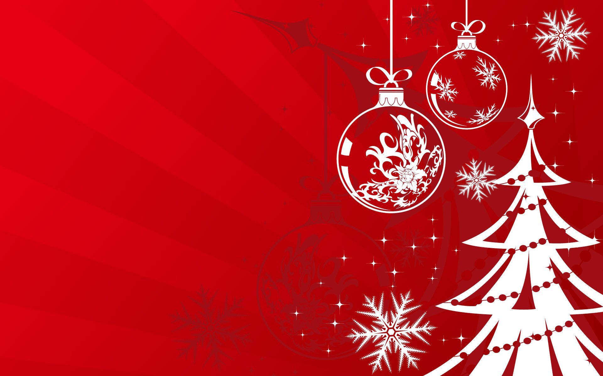 neujahr weihnachtsbaum rot luftballons