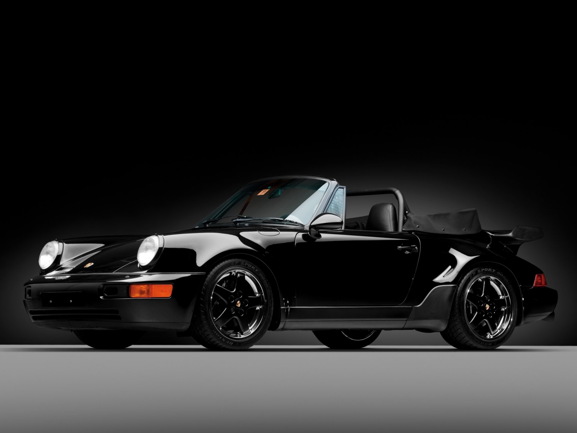 porsche 911 america roadster 1992 annerendo nero