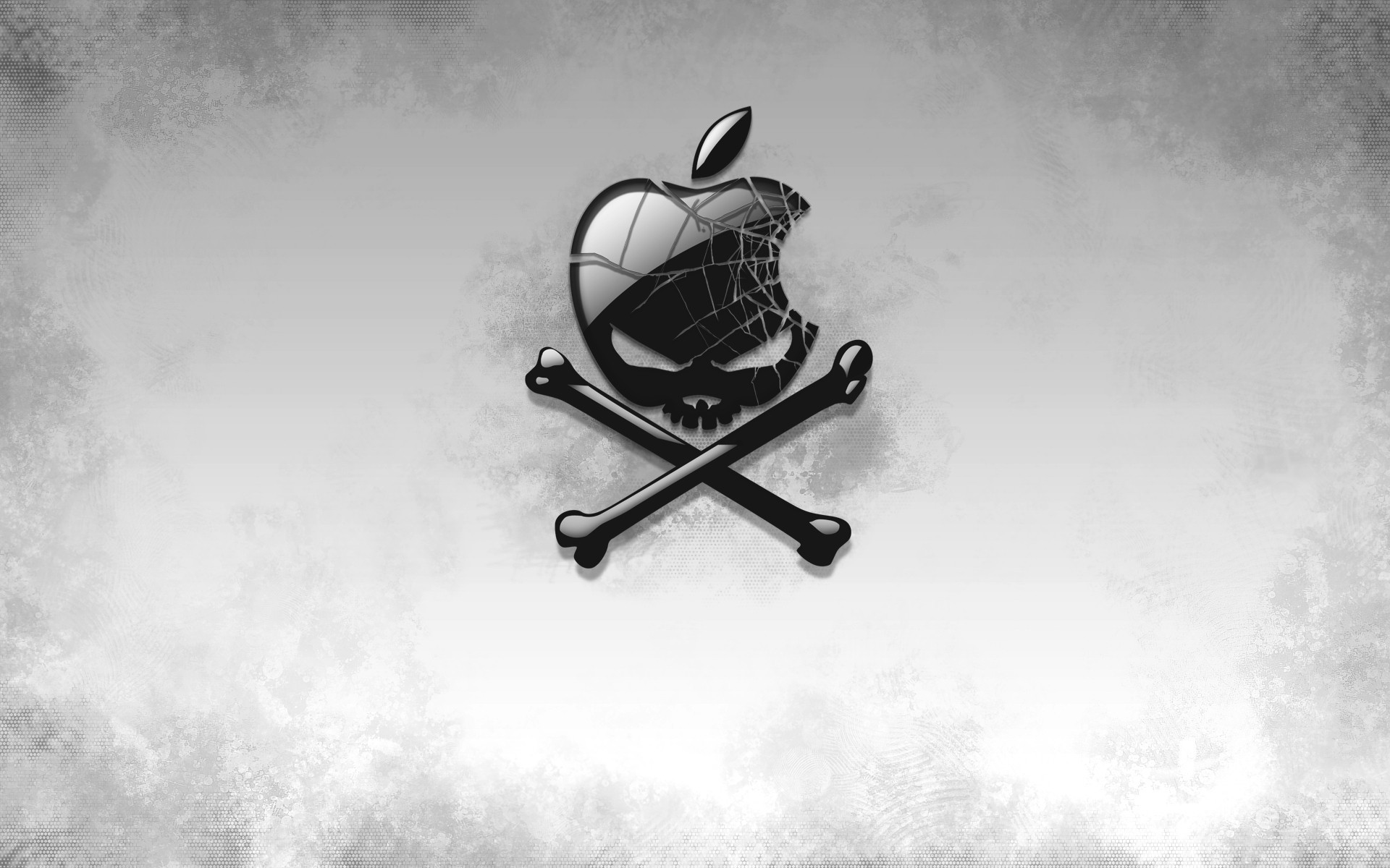 jabłko piractwo czaszka jolly roger