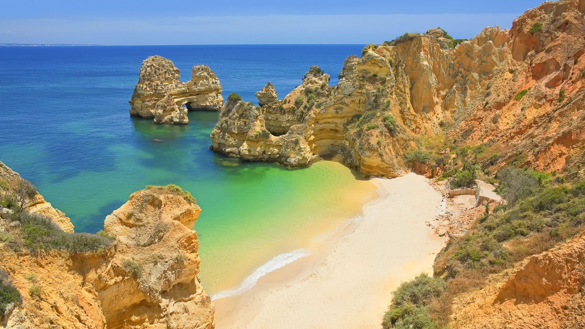 natura morze wybrzeże plaża niebo skały