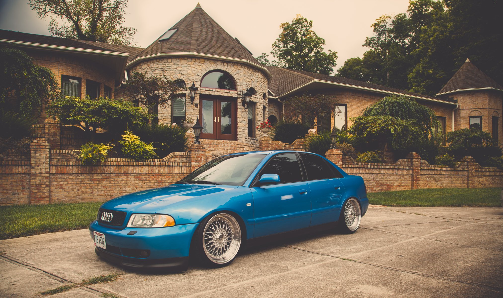 audi a4 b5 blue position audi blue tuning