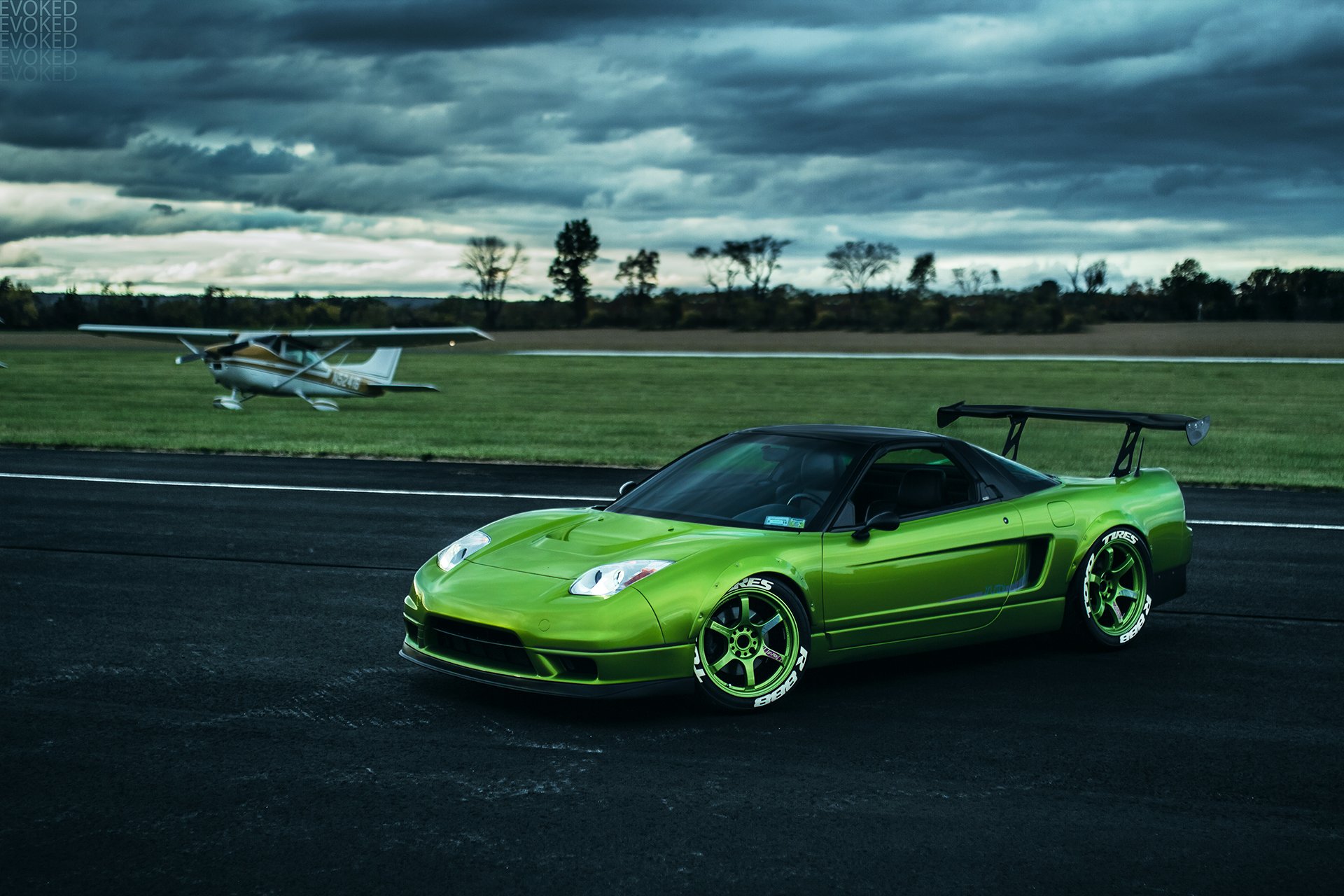 honda nsx auto tuning autotuning flugzeug